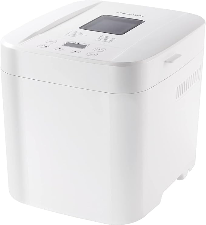Russell Hobbs Bread Maker | White | LCD Disp | 3 Bread Size