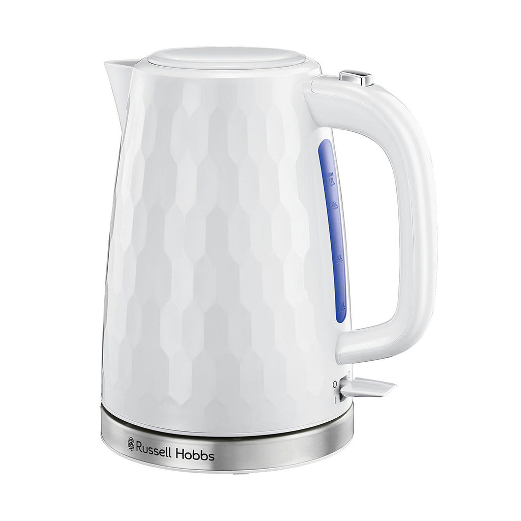 Russell Hobbs Kettle | 1.7L | 3kW | Honeycomb | White