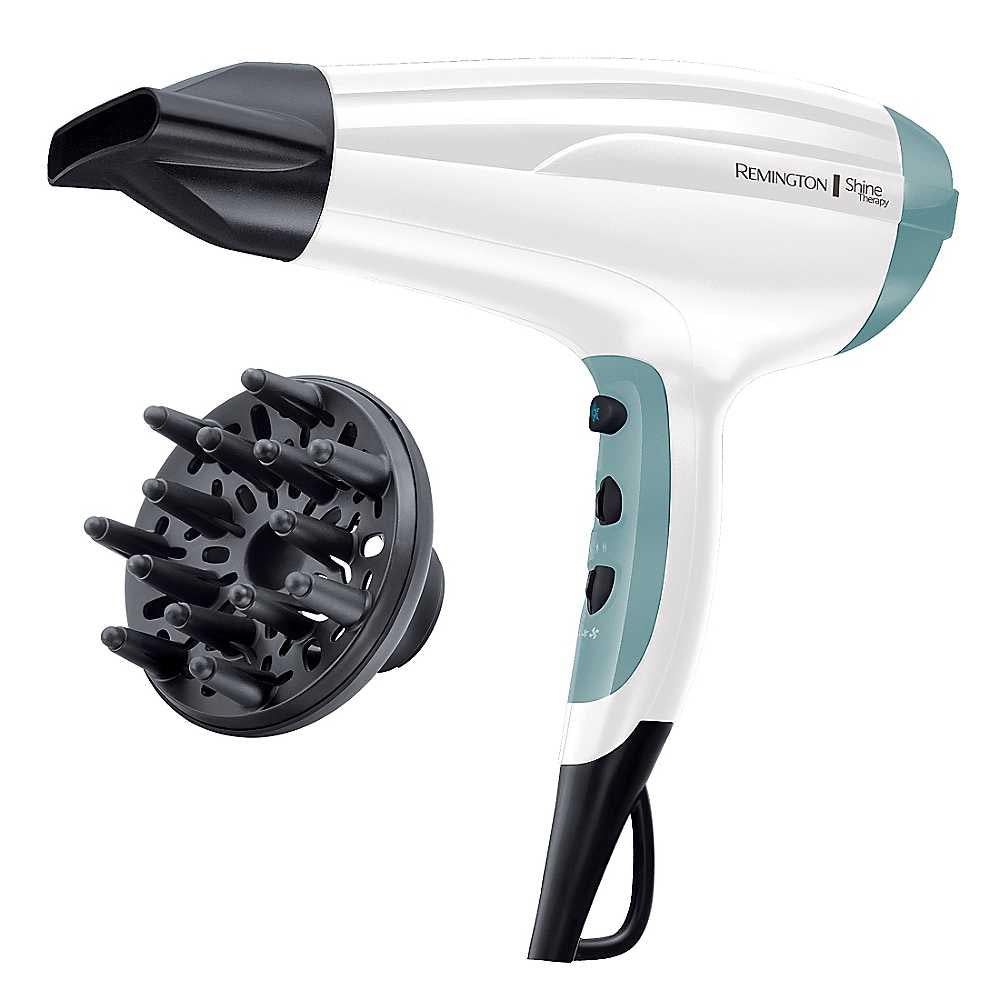REMINGTON Hair Dryer | Shine Therapy | 2300w | Diffuser
