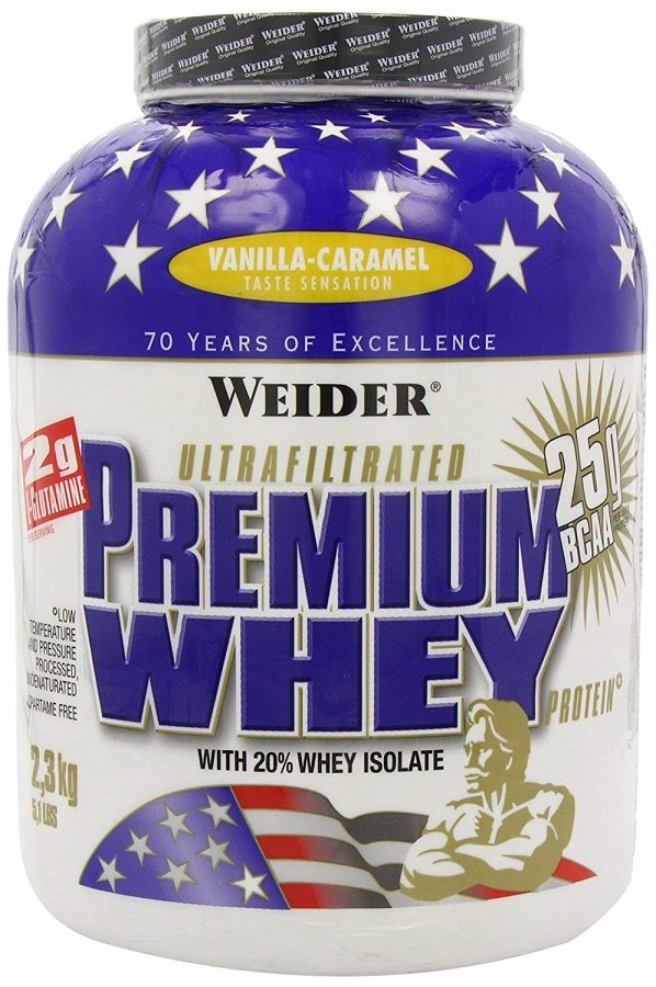 Weider: Premium Whey, Strawberry-Vanilla - 2300g