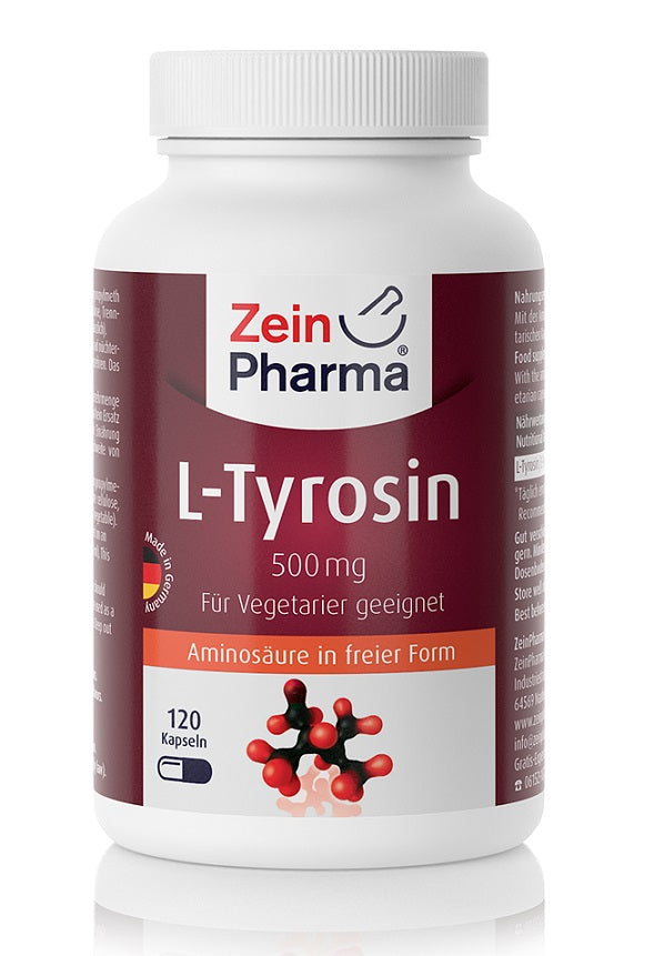 Zein Pharma: L-Tyrosine, 500mg - 120 caps