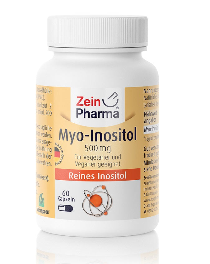 Zein Pharma: Myo-Inositol, 500mg - 60 caps