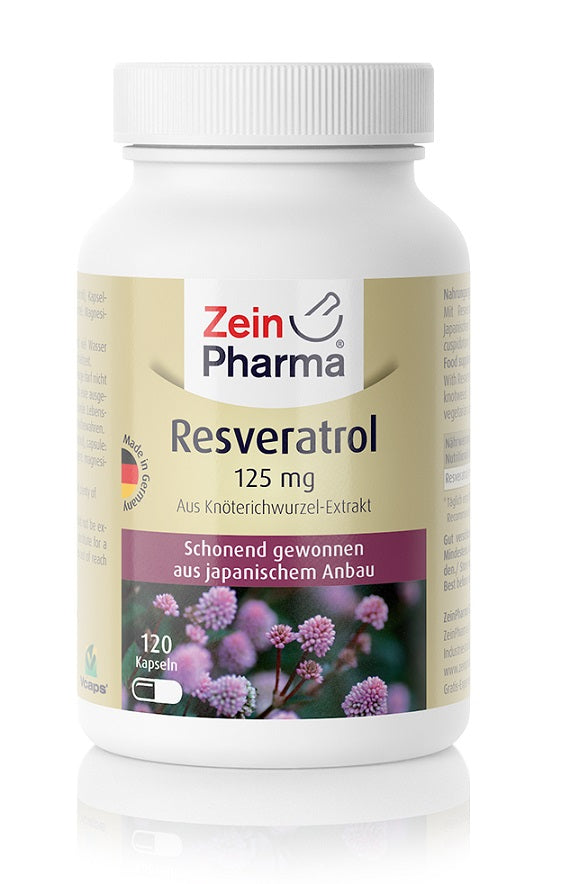 Zein Pharma: Resveratrol, 125mg - 120 caps