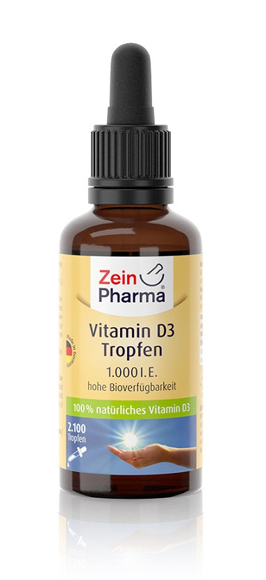 Zein Pharma: Vitamin D3 Drops, 1000 IU - 50 ml.