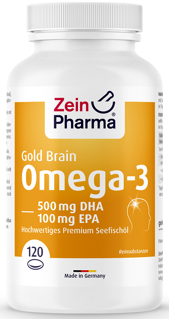 Zein Pharma: Omega-3 Gold - Brain Edition - 120 softgels