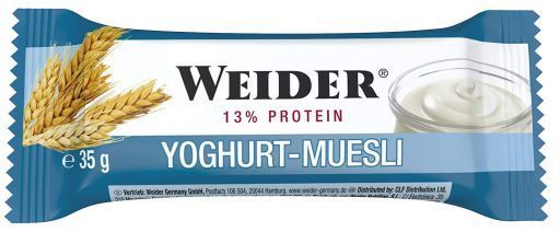 Weider: Carbohydrate & Protein Bar, Yoghurt-Muesli - 24 x 35g