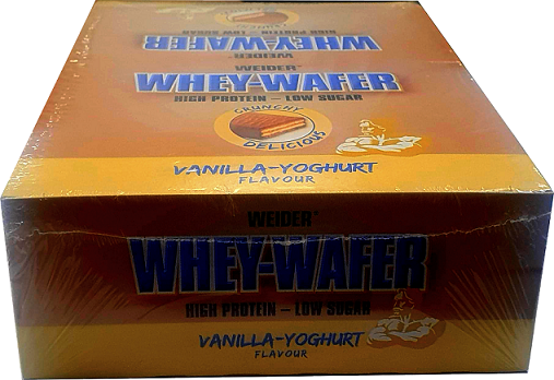 Weider: Whey-Wafer, Vanilla Yoghurt - 12 x 35g