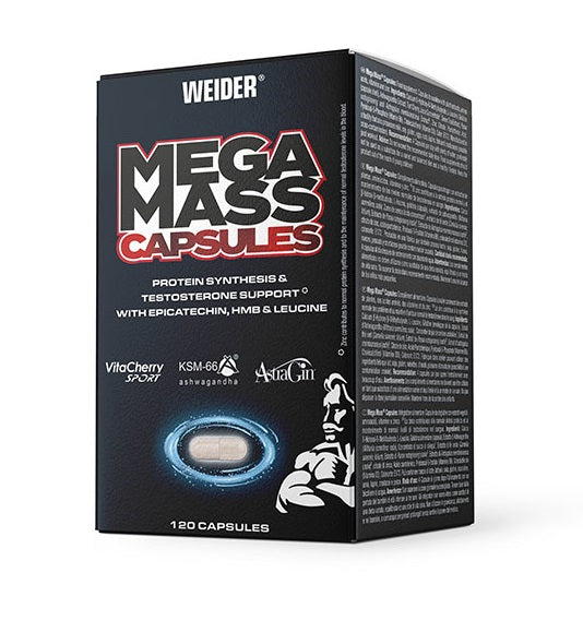 Weider: Mega Mass Capsules - 120 caps