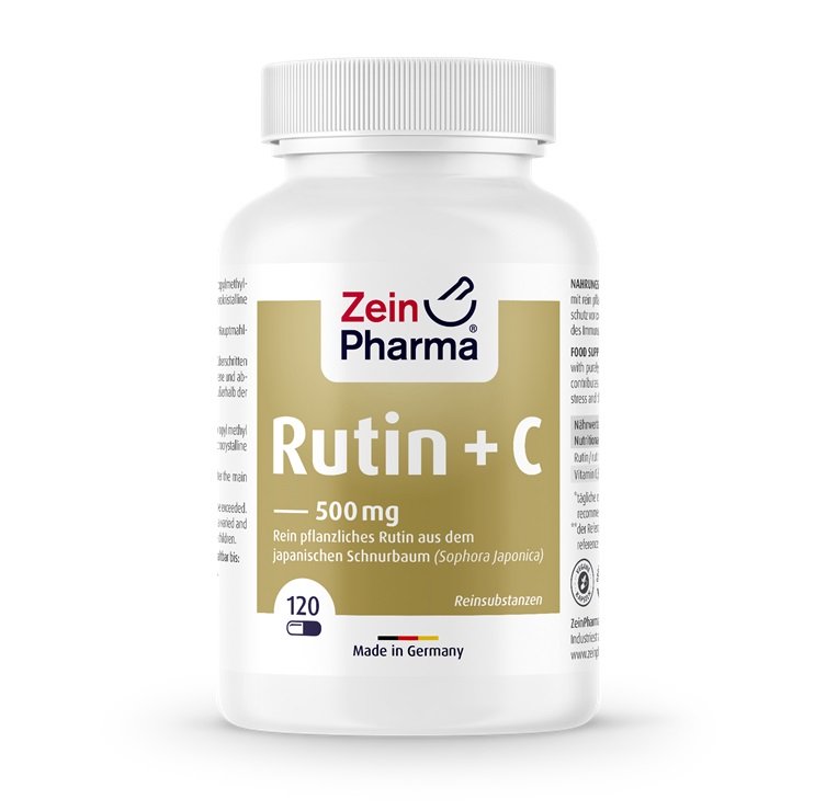 Zein Pharma: Ruitn + C, 500mg - 120 vcaps