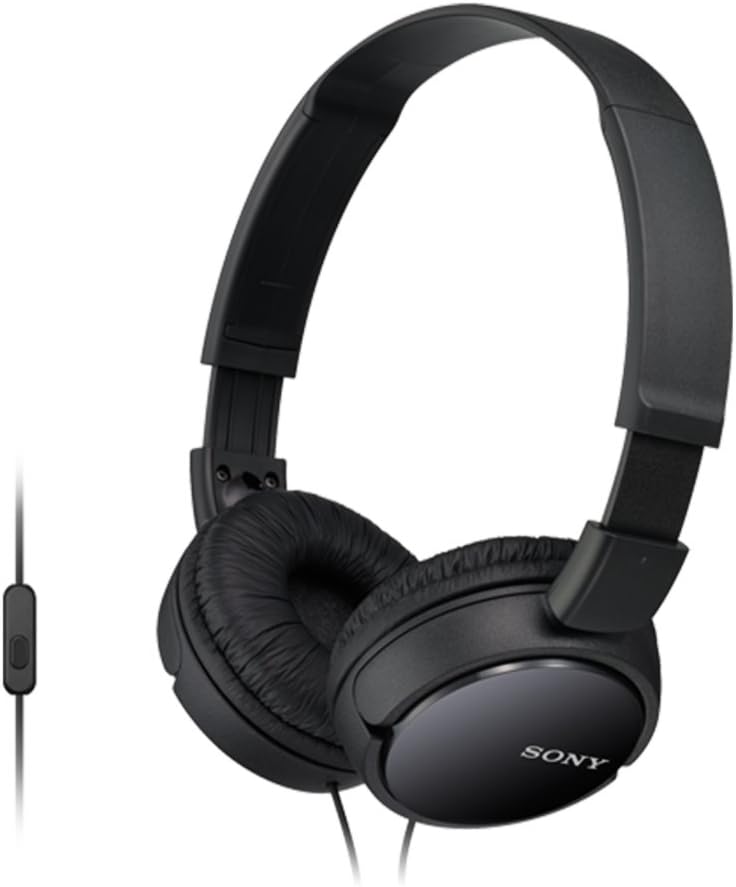 Sony Headphones | Mic for Mobile | 1.2mCord | Fold