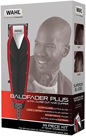Wahl Hair Clipper | Baldfader + | Mains | 14pc | 0.4-13