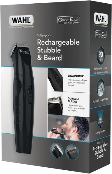 Wahl GroomEase | Stubble & Beard Trimmer,Rechargeable