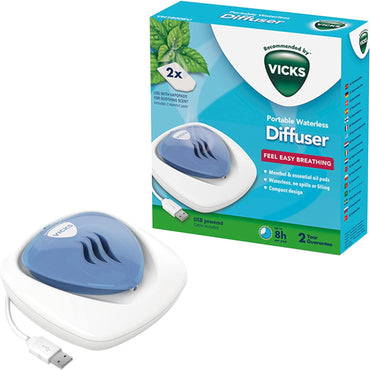 Vicks Vicks USB | Diffuser | with 2x Menthol Pads