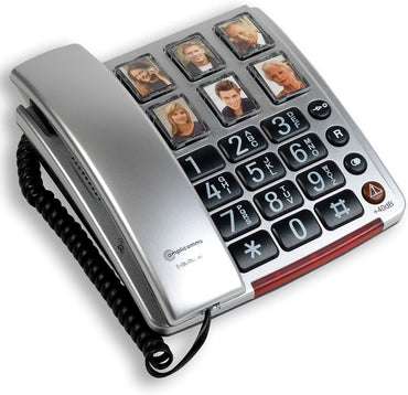 Amplicomms Telephone | Amplified Ring: +90dB | Mic: +40dB
