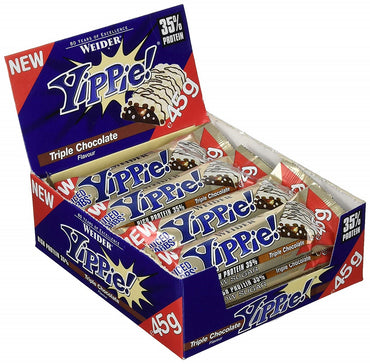 Weider: Yippie! Nuts, Nougat Hazelnut - 12 x 45g