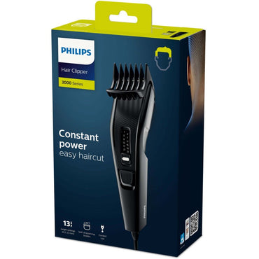 Philips Hair Clipper | Series3000 | Mains | 2 Combs