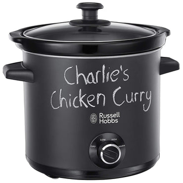 RUSSELL HOBBS Slow Cooker | 3.5L | Black | Chalk-Board