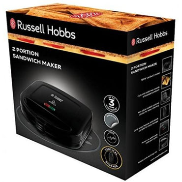Russell Hobbs Sandwich Toaster| 2 Slice | Easy Clean| Black Glos