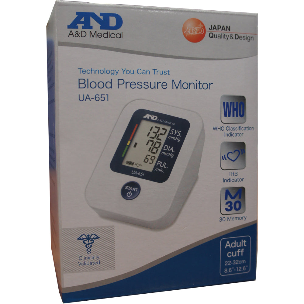 And Blood Pressure Monitor | Auto | 30Mem | Pouch