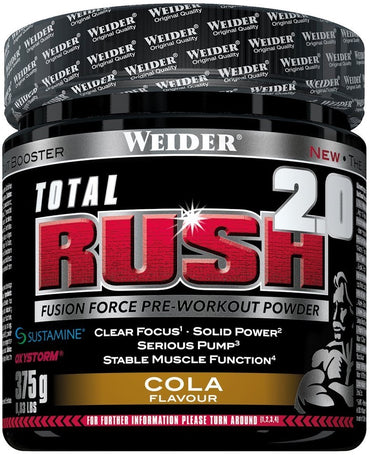 Weider: Total Rush 2.0, Cola - 375g
