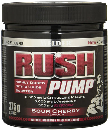 Weider: Rush Pump, Sour Cherry - 375g