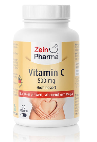 Zein Pharma: Vitamin C Buffered, 500mg - 90 caps
