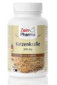 Zein Pharma: Cat's Claw, 500mg - 90 caps
