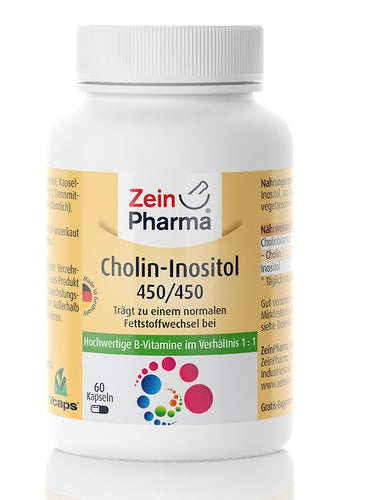Zein Pharma: Choline-Inositol 450/450mg - 60 caps