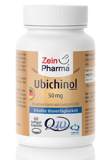 Zein Pharma: Ubiquinol, 50mg - 60 caps