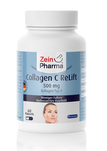 Zein Pharma: Collagen C ReLift, 500mg - 60 caps