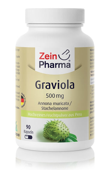 Zein Pharma: Graviola, 500mg - 90 caps