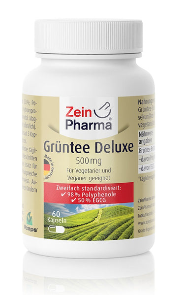 Zein Pharma: Green Tea Deluxe, 500mg - 60 caps