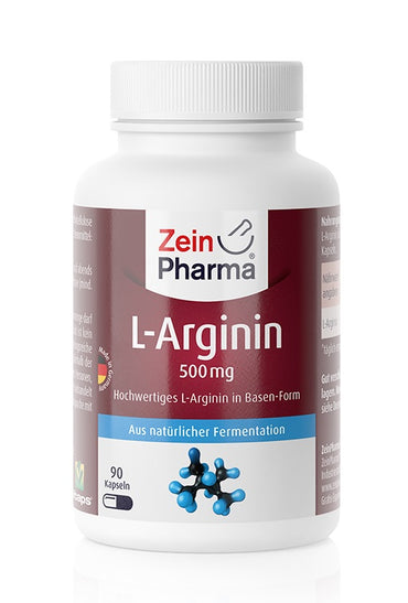 Zein Pharma: L-Arginine, 500mg - 90 caps