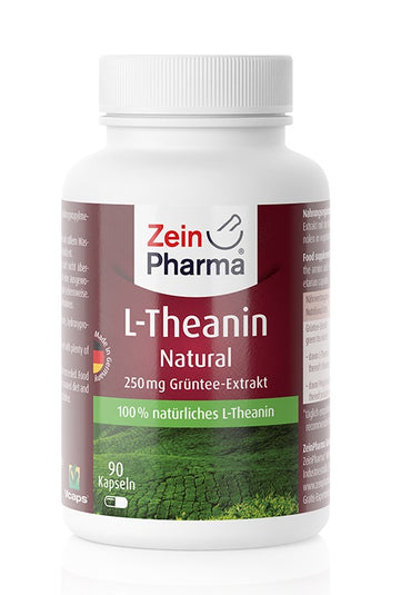 Zein Pharma: L-Theanin Natural, 250mg - 90 caps