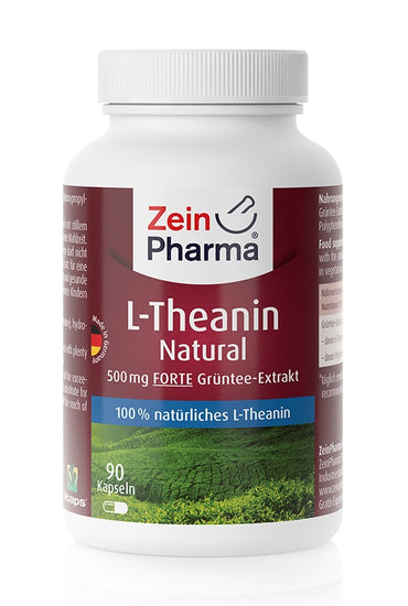 Zein Pharma: L-Theanin Natural, 500mg - 90 caps
