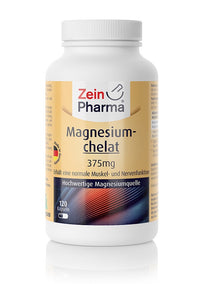 Zein Pharma: Magnesium Chelate, 375mg - 120 caps
