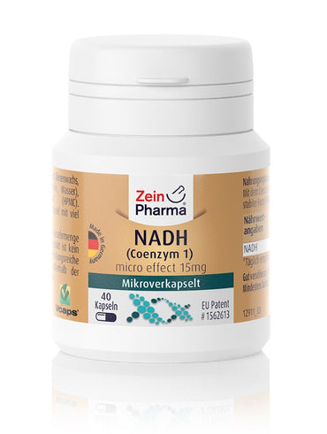 Zein Pharma: NADH (Coenzyme 1), 15mg - 40 caps