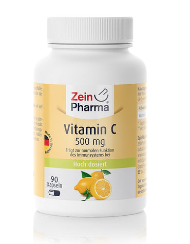 Zein Pharma: Vitamin C, 500mg - 90 caps