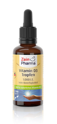 Zein Pharma: Vitamin D3 Drops, 1000 IU - 50 ml.