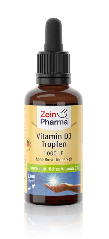Zein Pharma: Vitamin D3 Drops, 1000 IU - 50 ml.