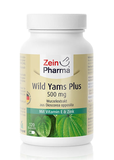 Zein Pharma: Wild Yams Plus, 500mg - 120 caps