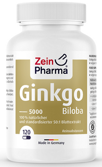 Zein Pharma: Ginkgo Biloba 5000, 100mg - 120 caps