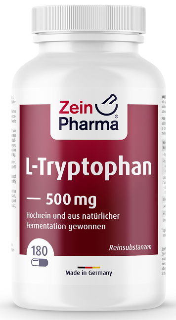 Zein Pharma: L-Tryptophan, 500mg - 180 caps