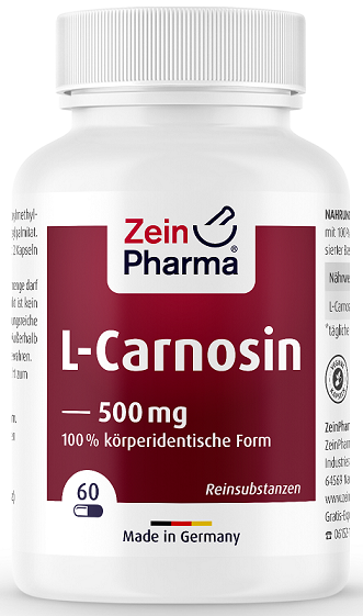 Zein Pharma: L-Carnosine, 500mg - 60 caps