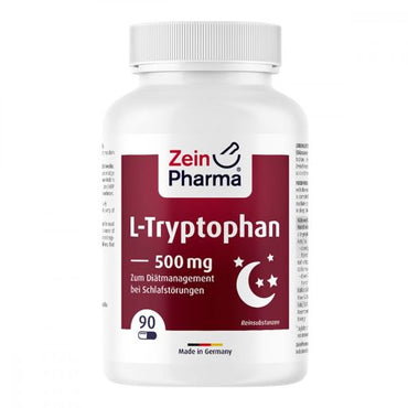 Zein Pharma: L-Tryptophan, 500mg - 90 vcaps