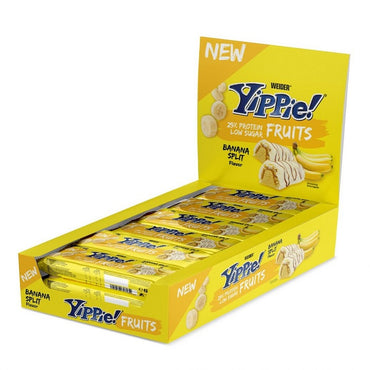 Weider: Yippie! Fruits, Banana Split - 12 x 45g