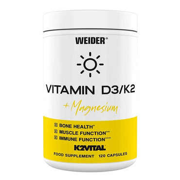 Weider: Vitamin D3/K2 + Magnesium - 120 caps