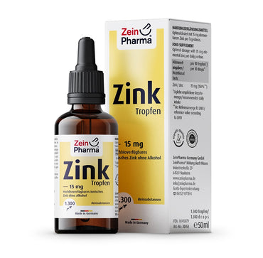 Zein Pharma: Zinc Drops, 15mg - 50 ml.
