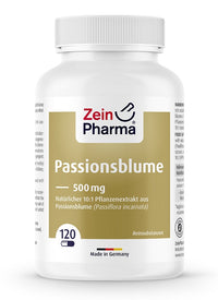 Zein Pharma: Passion Flower, 500mg - 120 caps