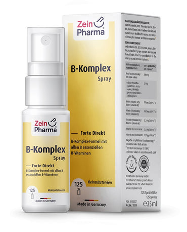 Zein Pharma: B-Complex Forte Direct Spray, Orange - 25 ml.